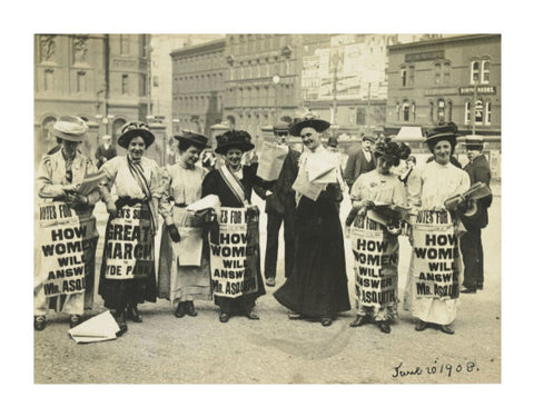 Suffragettes Poster Parade 20 June 1908