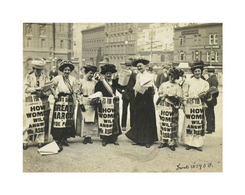 Suffragettes Poster Parade 20 June 1908