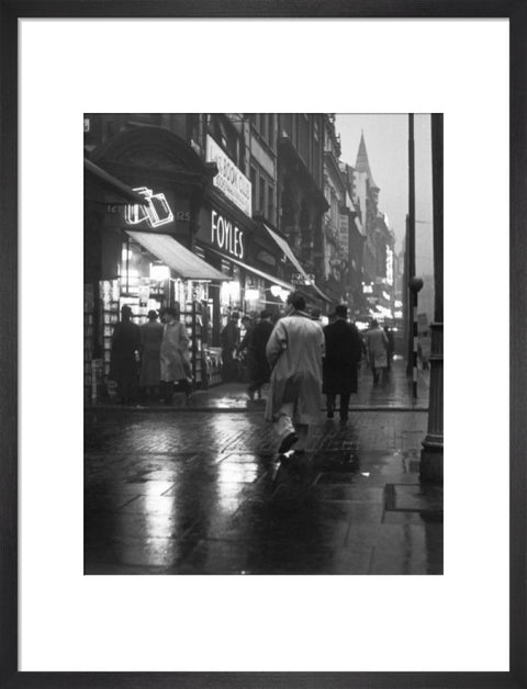 Evening street scene in Charing Cross Road c. 1935