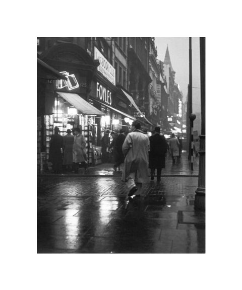 Evening street scene in Charing Cross Road c. 1935