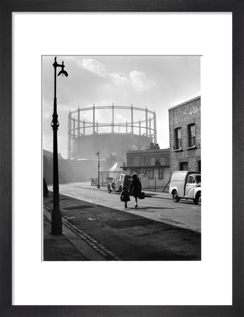 Gasworks at Nine Elms Battersea 1958
