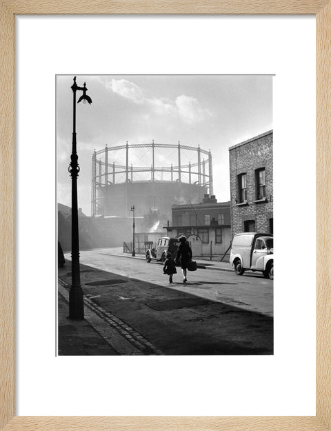 Gasworks at Nine Elms Battersea 1958