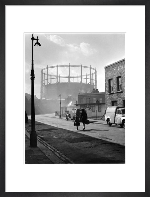 Gasworks at Nine Elms Battersea 1958