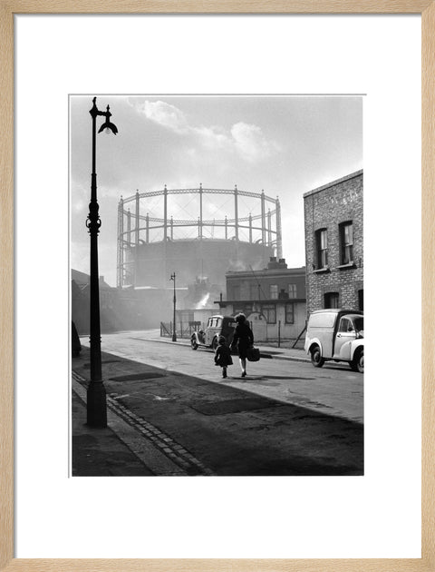 Gasworks at Nine Elms Battersea 1958