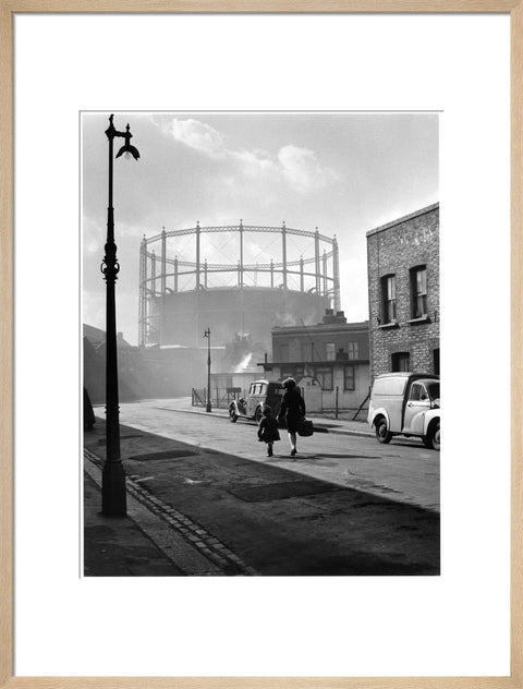 Gasworks at Nine Elms Battersea 1958