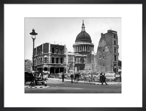 Bomb damage close to St Paul's Cathedral 1942