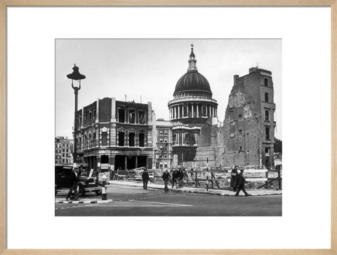 Bomb damage close to St Paul's Cathedral 1942
