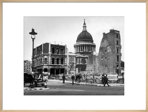 Bomb damage close to St Paul's Cathedral 1942