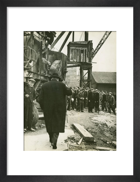 Winston Churchill East India Docks 1944