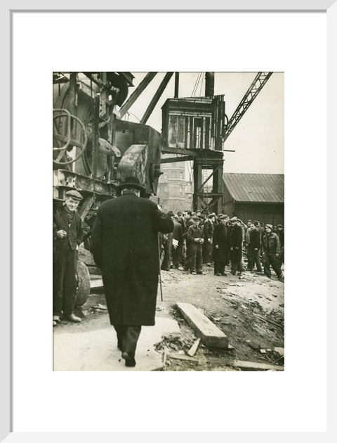 Winston Churchill East India Docks 1944