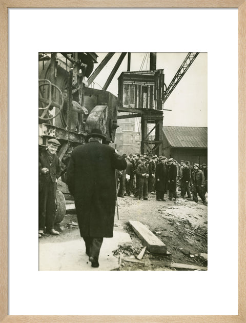 Winston Churchill East India Docks 1944