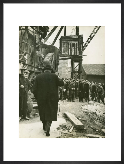 Winston Churchill East India Docks 1944