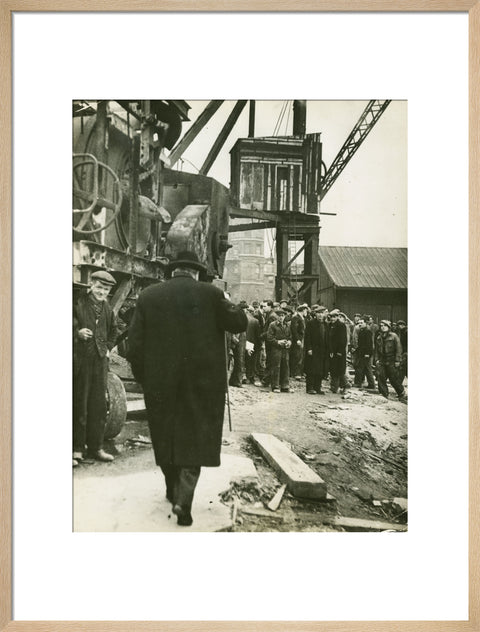 Winston Churchill East India Docks 1944