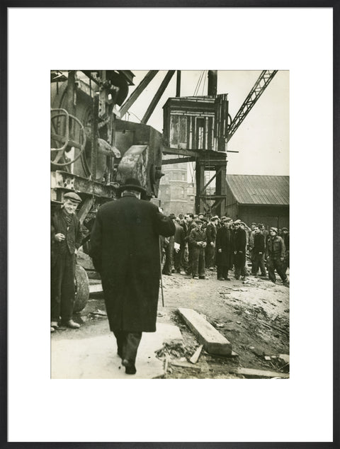 Winston Churchill East India Docks 1944