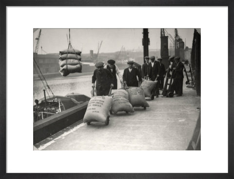 Dockers at West Dock London Dock 1920