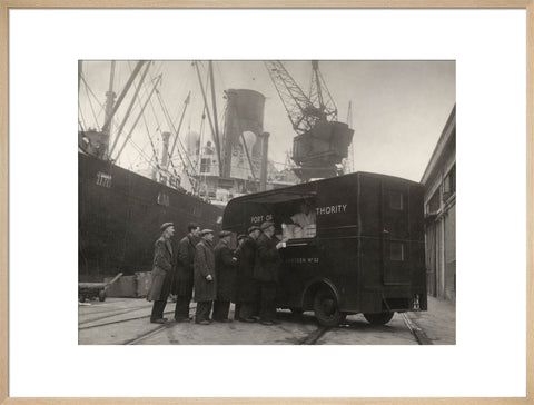 Mobile canteen for dockers 1942