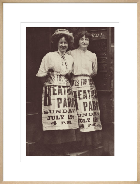 Two suffragettes Mabel Capper and Patricia Woodlock 1908