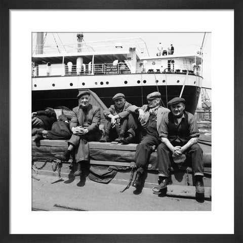 Dockers taking a break c.1960