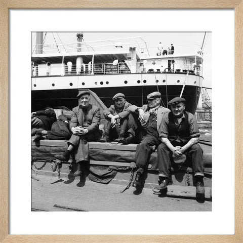 Dockers taking a break c.1960