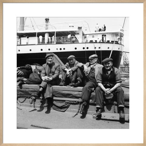 Dockers taking a break c.1960