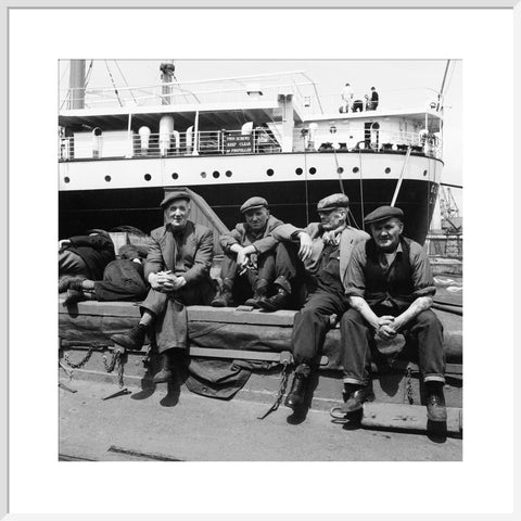 Dockers taking a break c.1960