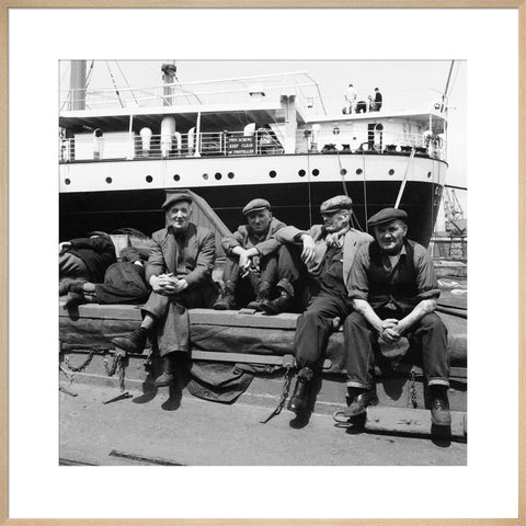 Dockers taking a break c.1960