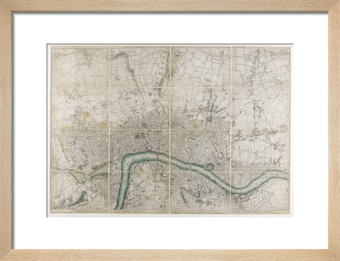 A plan of London with all the new streets 1766