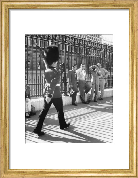 The Changing of the Guard at Buckingham Palace c. 1955