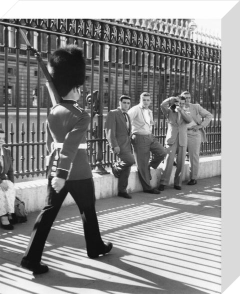 The Changing of the Guard at Buckingham Palace c. 1955