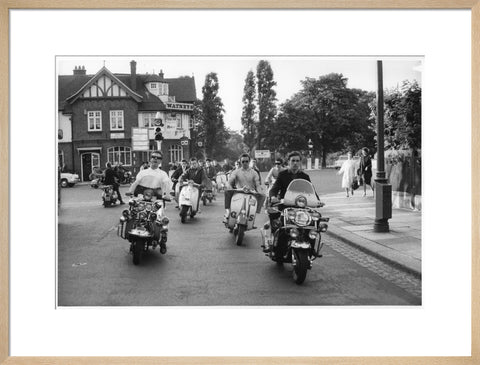 Mods' on scooters 1964