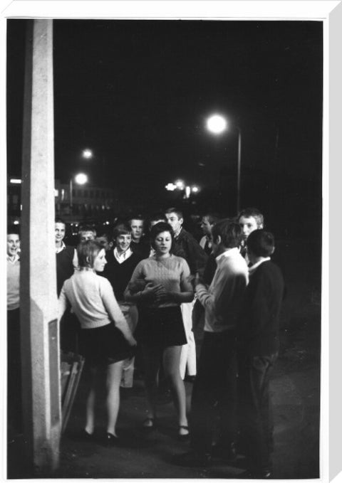 A group of male and female skinhead 'Mods' 1969