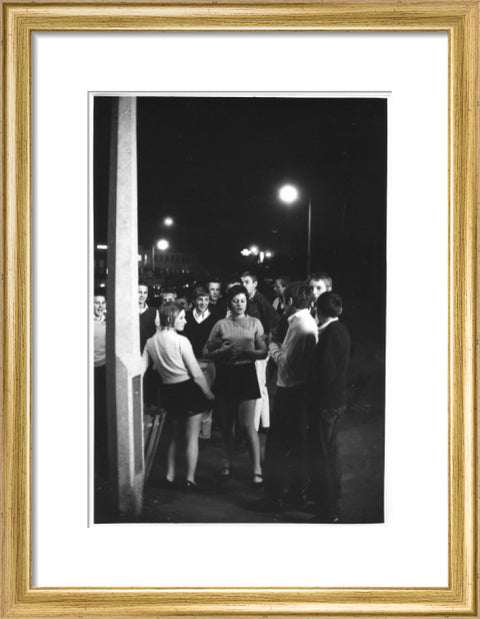 A group of male and female skinhead 'Mods' 1969