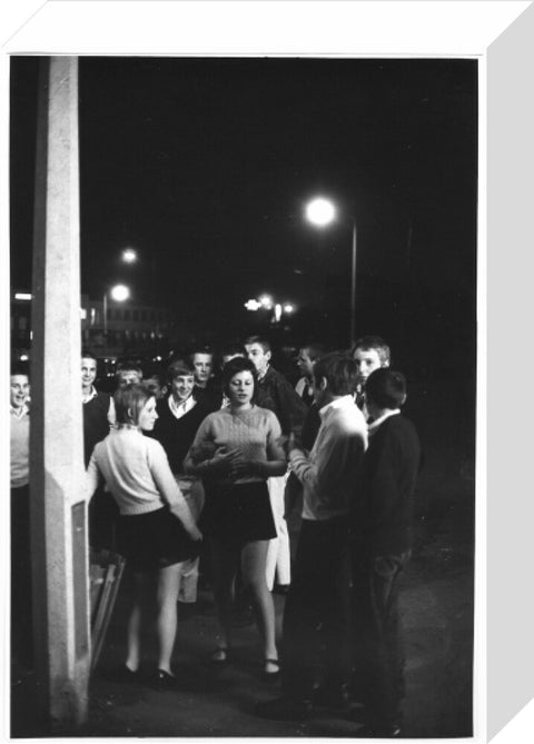 A group of male and female skinhead 'Mods' 1969