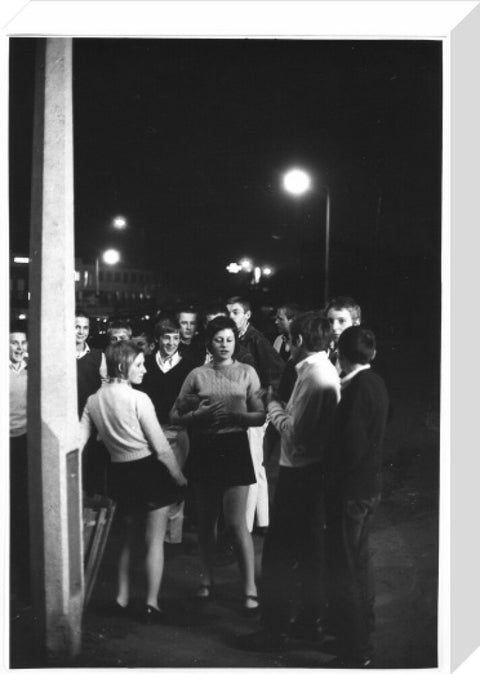 A group of male and female skinhead 'Mods' 1969