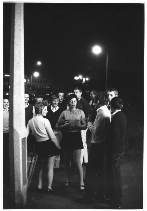 A group of male and female skinhead 'Mods' 1969