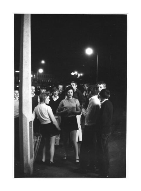 A group of male and female skinhead 'Mods' 1969