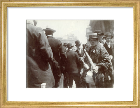 A trumpet seller at the Coronation of Edward VII June 1902