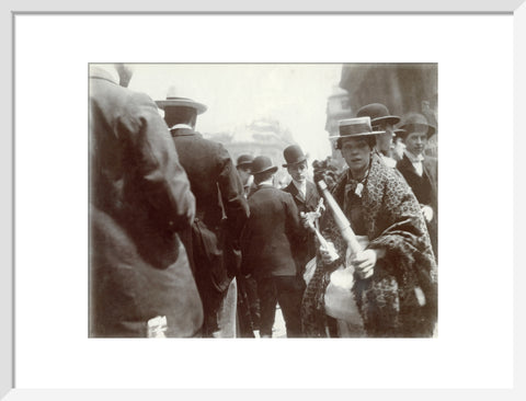 A trumpet seller at the Coronation of Edward VII June 1902
