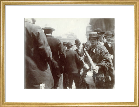 A trumpet seller at the Coronation of Edward VII June 1902