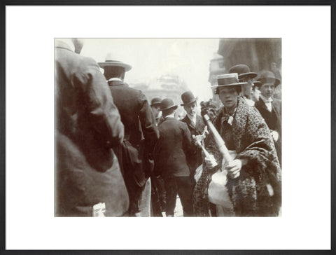 A trumpet seller at the Coronation of Edward VII June 1902