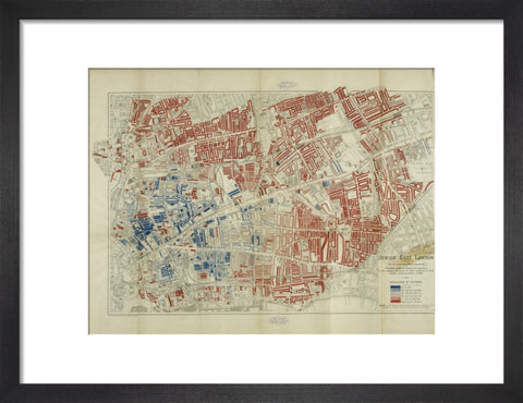 A Jewish population Map by George Arkell 1899