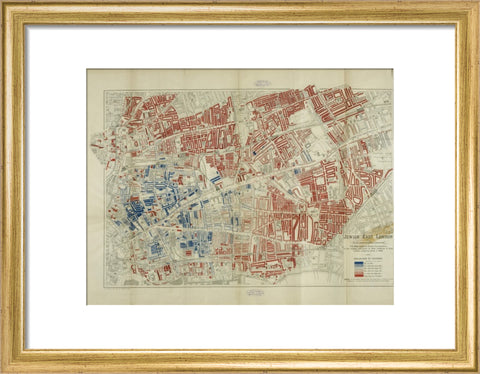 A Jewish population Map by George Arkell 1899