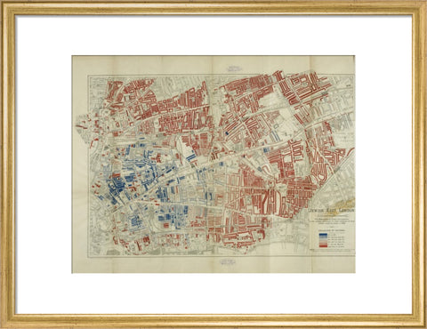 A Jewish population Map by George Arkell 1899