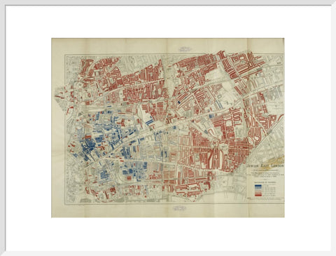 A Jewish population Map by George Arkell 1899