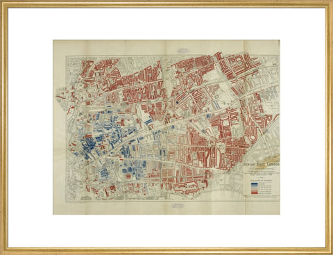 A Jewish population Map by George Arkell 1899