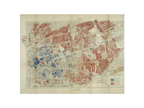 A Jewish population Map by George Arkell 1899