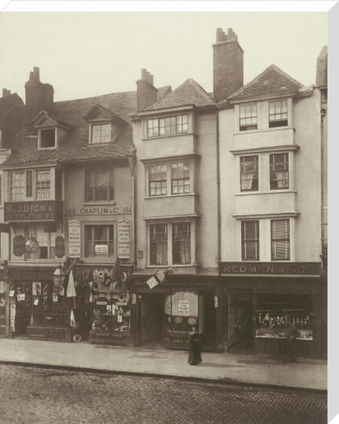 Old houses in Borough High Street1881