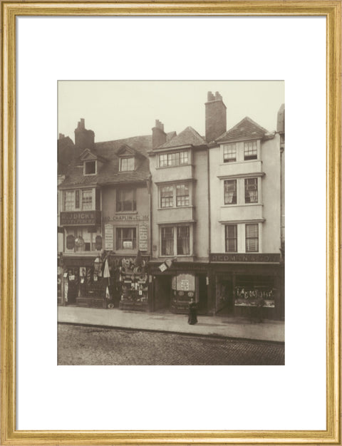 Old houses in Borough High Street1881