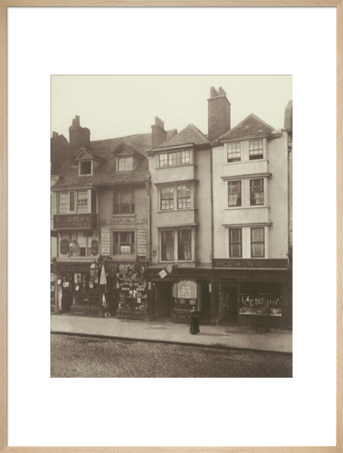 Old houses in Borough High Street1881