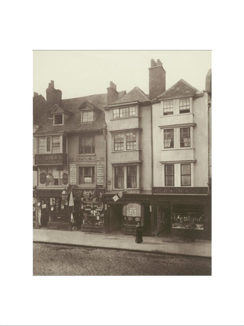 Old houses in Borough High Street1881